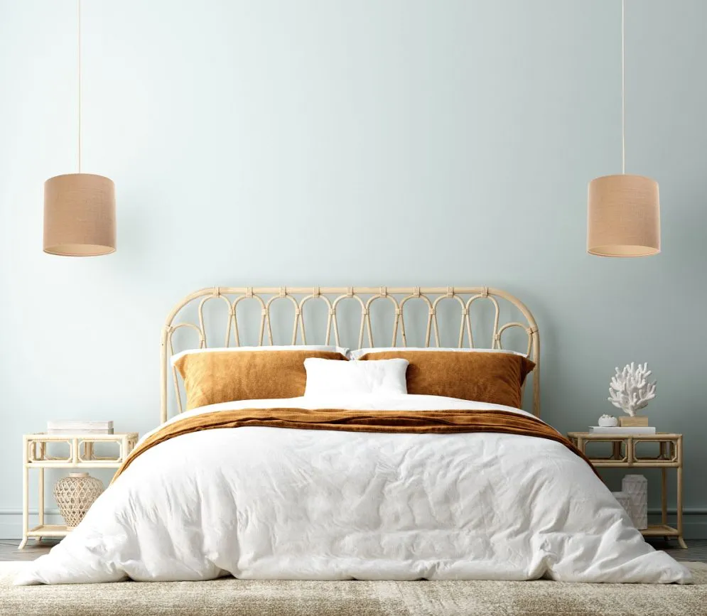 Lampa wisząca BOHO JUTA TUBA 40 beżowa pokryta naturalną jutą | MIRAT.