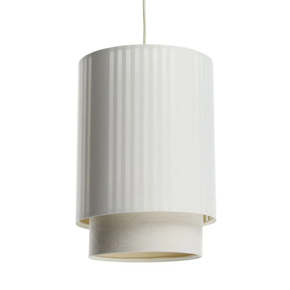 Lampa wisząca DUO LAMI LINE 25 biała/kremowa polskiej produkcji I sklep meblowy MIRAT.