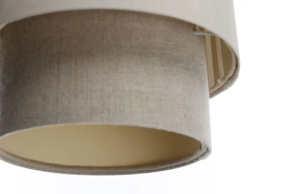 Lampa wisząca DUO LAMI LINE 20 kremowa/beżowa tuba I sklep meblowy MIRAT.
