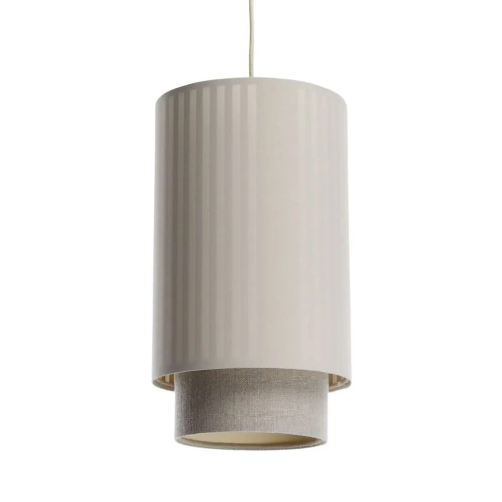 Lampa wisząca DUO LAMI LINE 20 kremowa/beżowa tuba I sklep meblowy MIRAT.