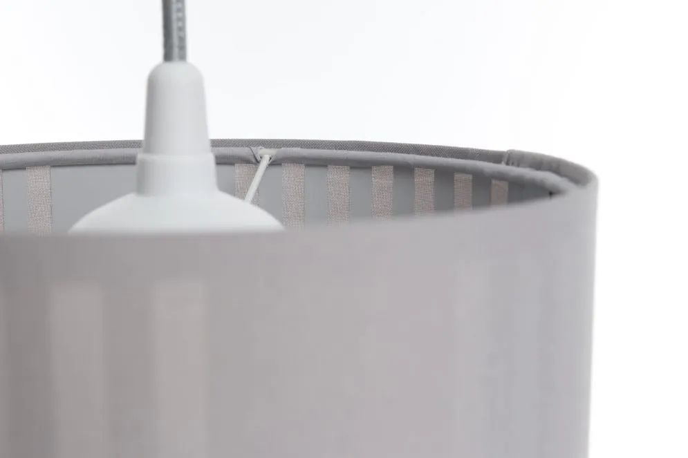 Lampa wisząca DUO LAMI LINE 20 szara dwuściankowa I sklep meblowy MIRAT.