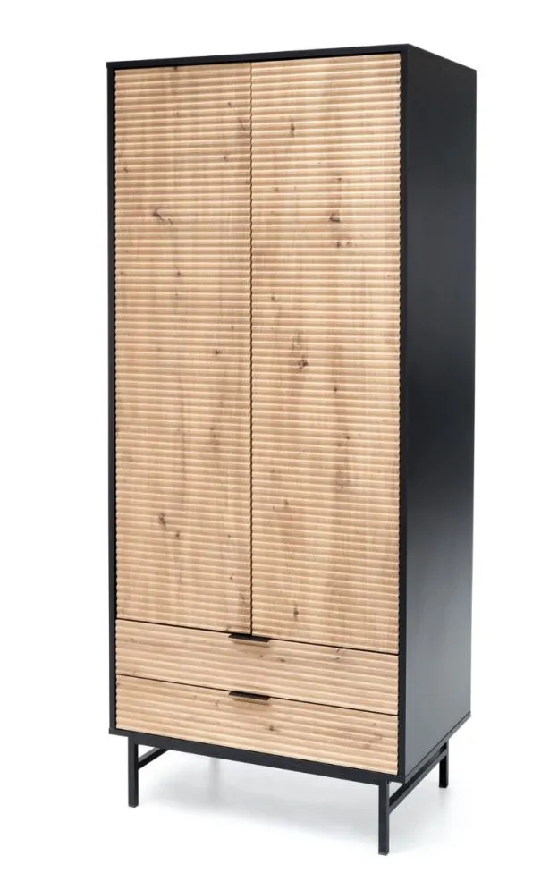 Szafa MURANO S-1 dąb artisan/czarna I sklep meblowy MIRAT.