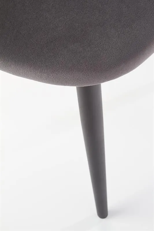 Krzesło K384 VELVET szare nowoczesne do jadalni | MIRAT. w stylu kolekcja