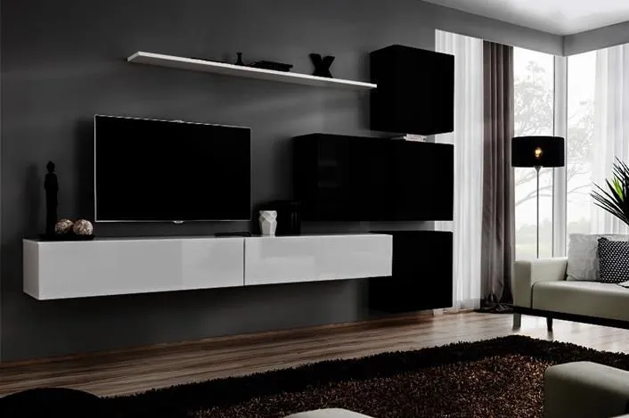 Meblościanka SWITCH IX siedmioczęściowa wisząca | MIRAT. w stylu kolekcja SWITCH