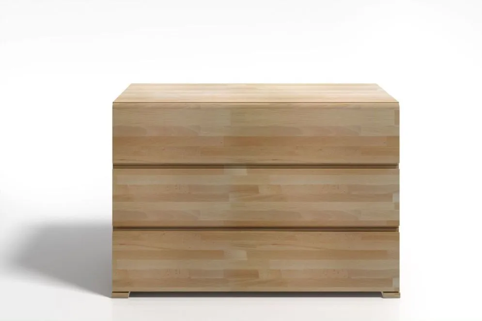 Komoda VESTRE 3 bukowa minimalistyczna do sypialni i salonu | MIRAT. styl SKANDYNAWSKI kolekcja VESTRE