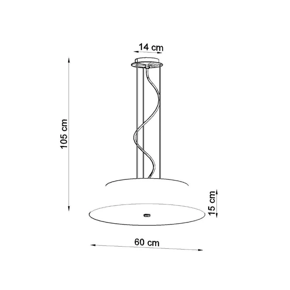 Żyrandol VEGA 60 czarny | sklep MIRAT  kolekcja vega