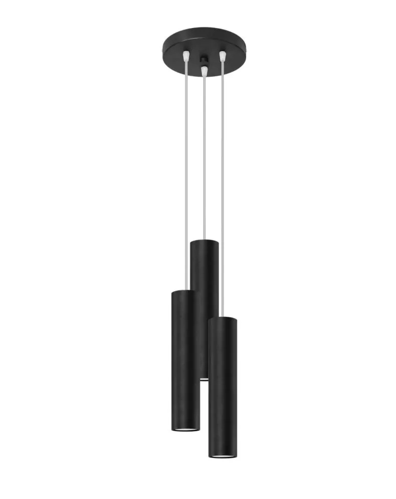 Lampa wisząca LAGOS 3P czarny | sklep MIRAT kolekcja lagos