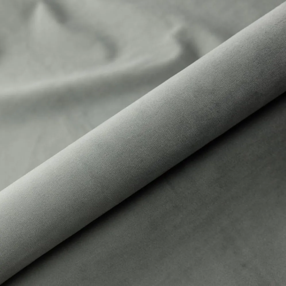 Łóżko kontynentalne IBETIO 180 szare velvet z pojemnikiem | MIRAT. styl GLAMOUR