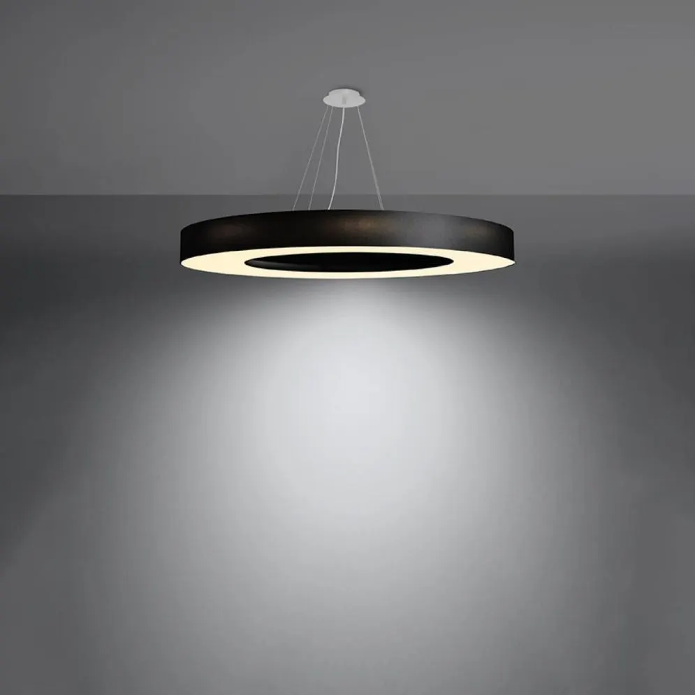 Żyrandol SATURNO SLIM 90 czarny | sklep MIRAT kolekcja saturno slim