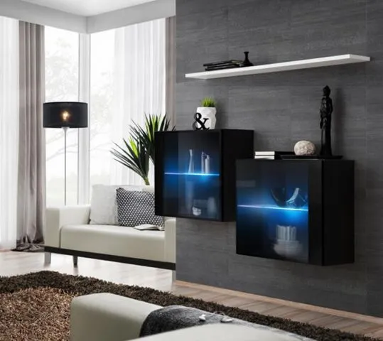 Meblościanka SWITCH SB 3 z podświetleniem LED | MIRAT. w stylu kolekcja SWITCH