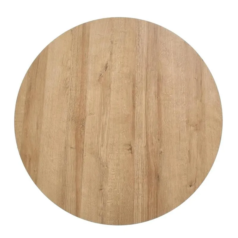 Stolik kawowy CAMILA 80x80 dąb/czarna do salonu w stylu industrialnym | MIRAT. styl LOFT