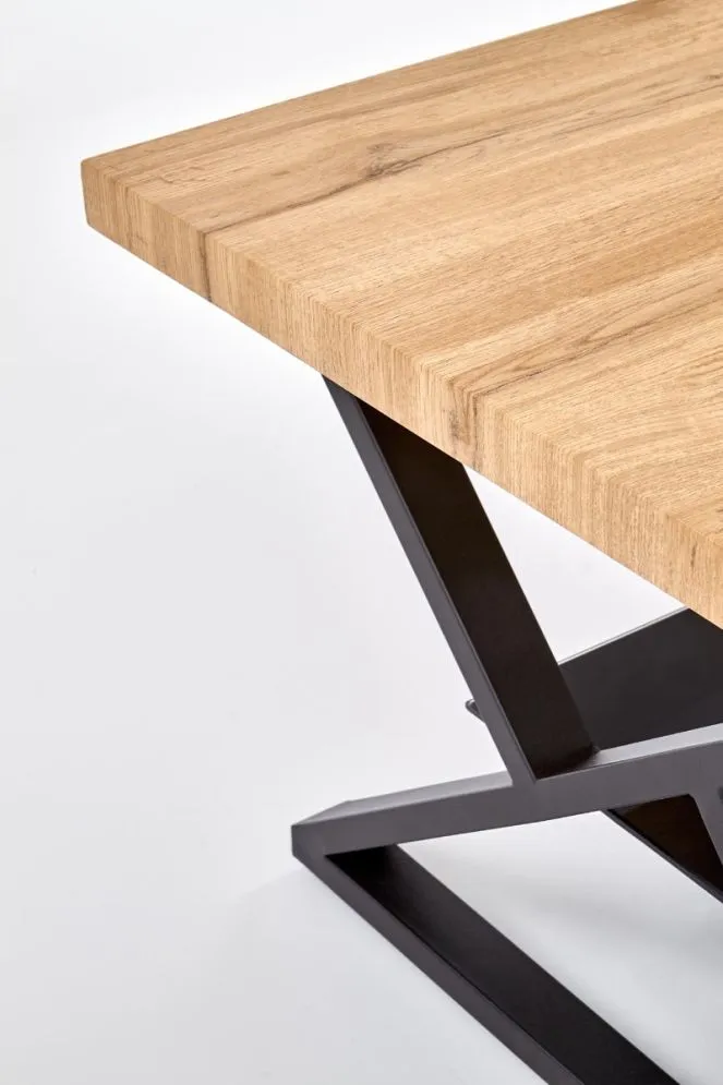 Ława XENA PROSTOKĄT 110x60 ze szklaną półką do salonu w stylu loft | MIRAT. styl LOFT