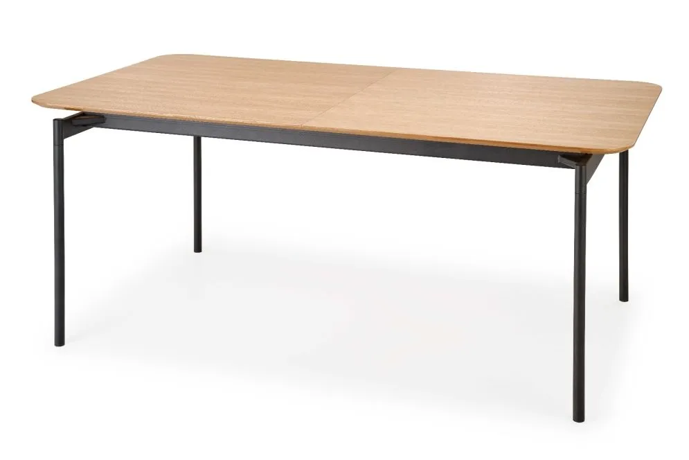 Stół rozkładany SMART 170(250)x100 dąb/czarny do jadalni i salonu | MIRAT. w stylu VINTAGE kolekcja SMART