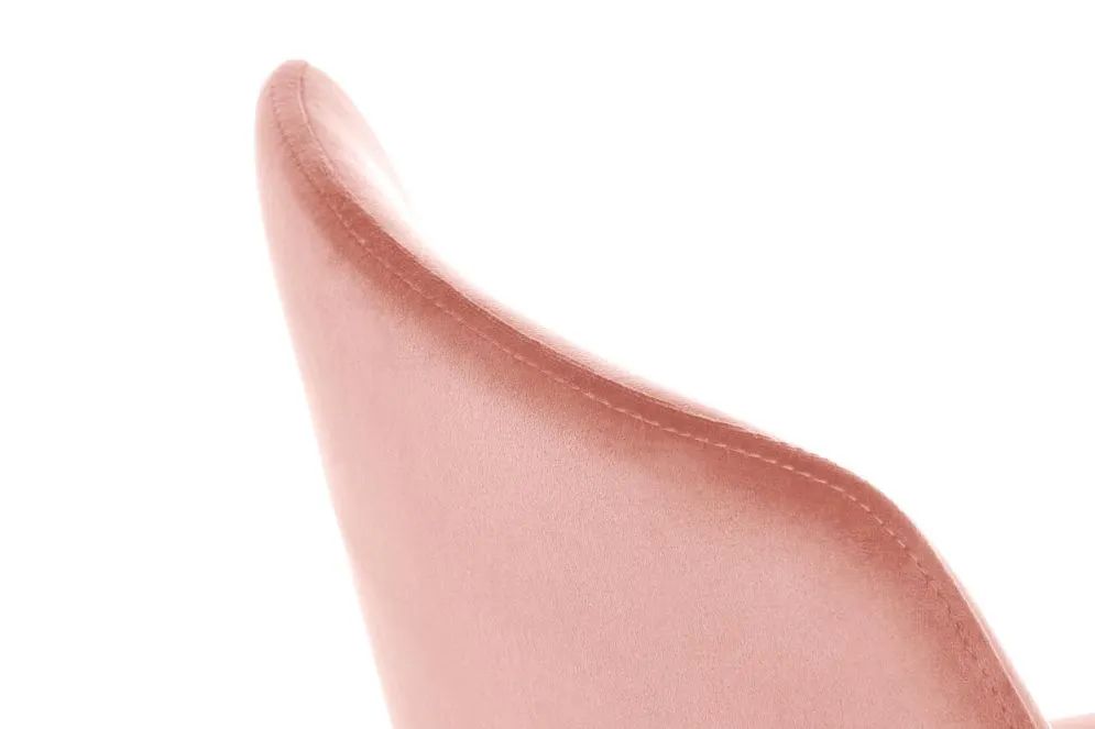 Krzesło tapicerowane K460 VELVET różowe do jadalni | MIRAT. styl GLAMOUR