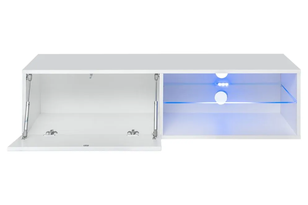 Meblościanka SWITCH MET IV biały połysk wisząca | MIRAT. kolekcja SWITCH MET