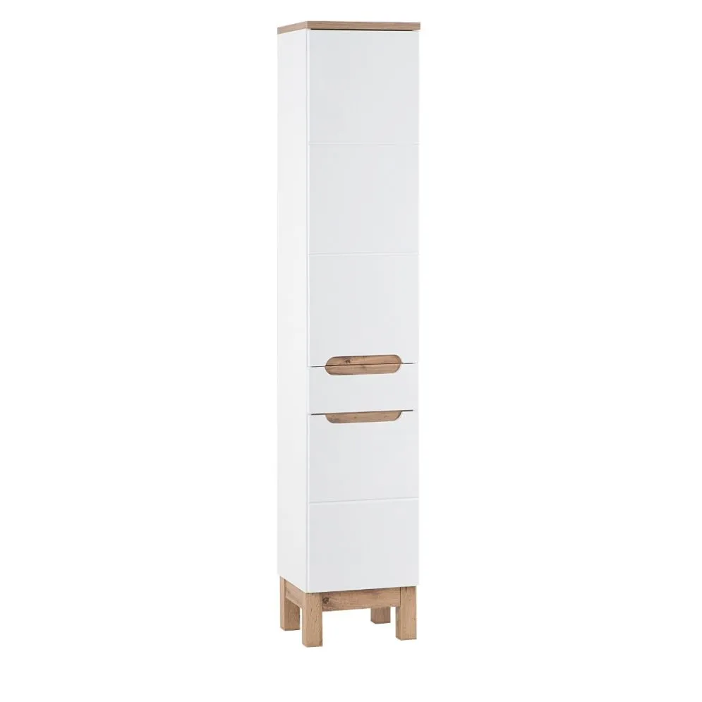 Szafka łazienkowa BALI 35 cm biała słupek | MIRAT. kolekcja BALI