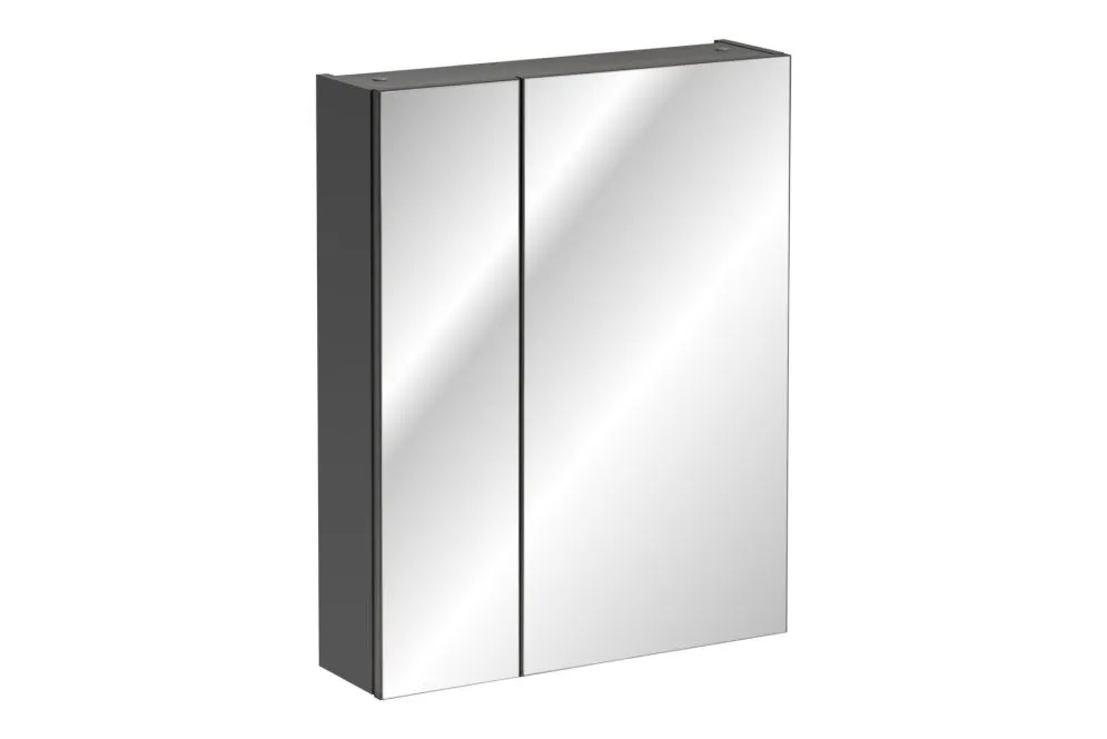 Szafka łazienkowa MONAKO GREY 60 cm szary mat z lustrem wisząca I sklep meblowy MIRAT. styl LOFT kolekcja MONAKO
