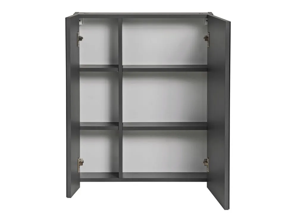 Szafka łazienkowa MONAKO GREY 60 cm szary mat z lustrem wisząca I sklep meblowy MIRAT. styl LOFT kolekcja MONAKO