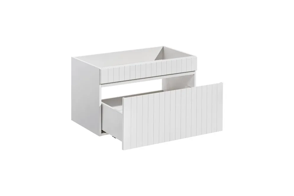 Szafka pod umywalkę ICONIC WHITE 82 80 cm biała wisząca I sklep meblowy MIRAT.