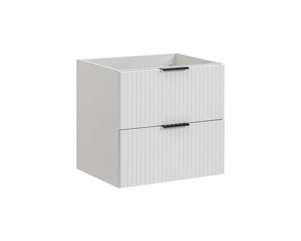 Szafka pod umywalkę ADEL WHITE 82 60cm biała wisząca I sklep meblowy MIRAT. styl LOFT, RYFLOWANY, SKANDYNAWSKI