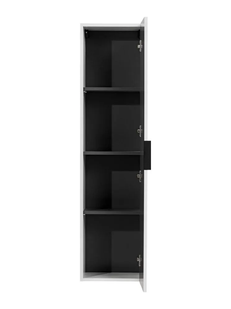 Szafka łazienkowa ADEL WHITE 80 35cm biała wysoka I sklep meblowy MIRAT. styl LOFT, RYFLOWANY, SKANDYNAWSKI