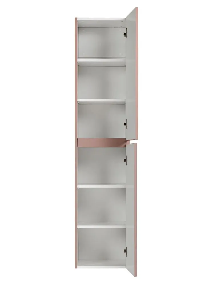 Szafka łazienkowa ICONIC ROSE 80 35cm różowa wisząca I sklep meblowy MIRAT. styl RYFLOWANY