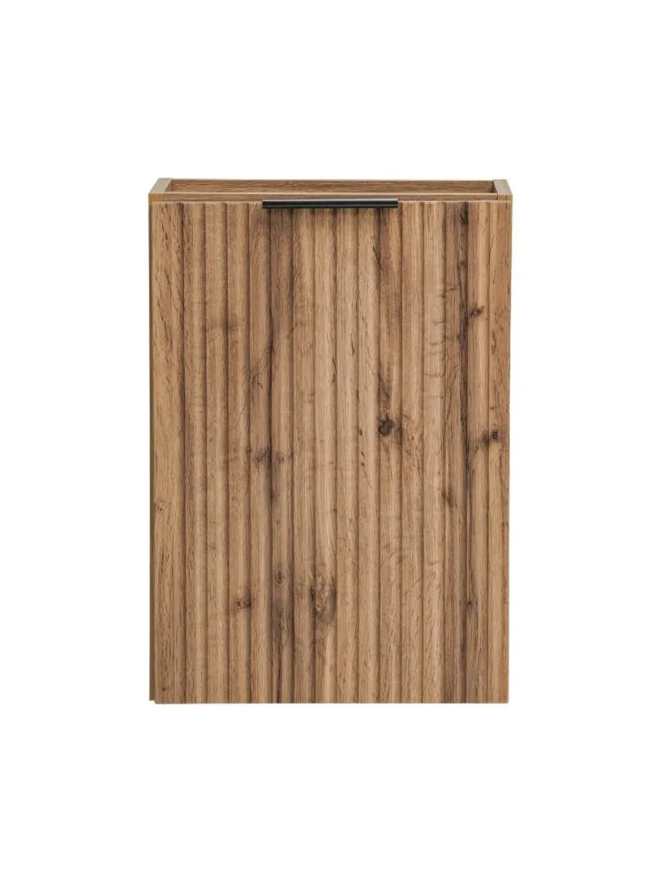 Szafka pod umywalkę ADEL OAK 82 40cm dąb wotan wąska I sklep meblowy MIRAT. styl RYFLOWANY, SKANDYNAWSKI