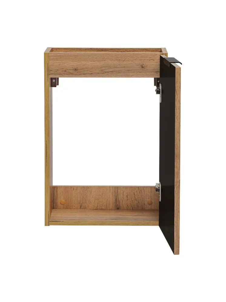 Szafka pod umywalkę ADEL OAK 82 40cm dąb wotan wąska I sklep meblowy MIRAT. styl RYFLOWANY, SKANDYNAWSKI