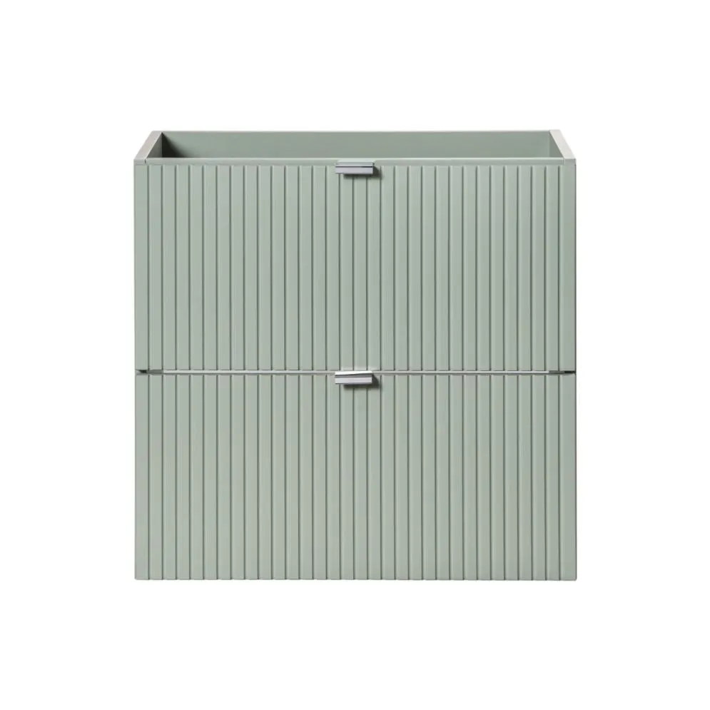 Szafka pod umywalkę LINE REED GREEN D 82-60-2S zielona z szufladami I sklep meblowy MIRAT. styl RYFLOWANY
