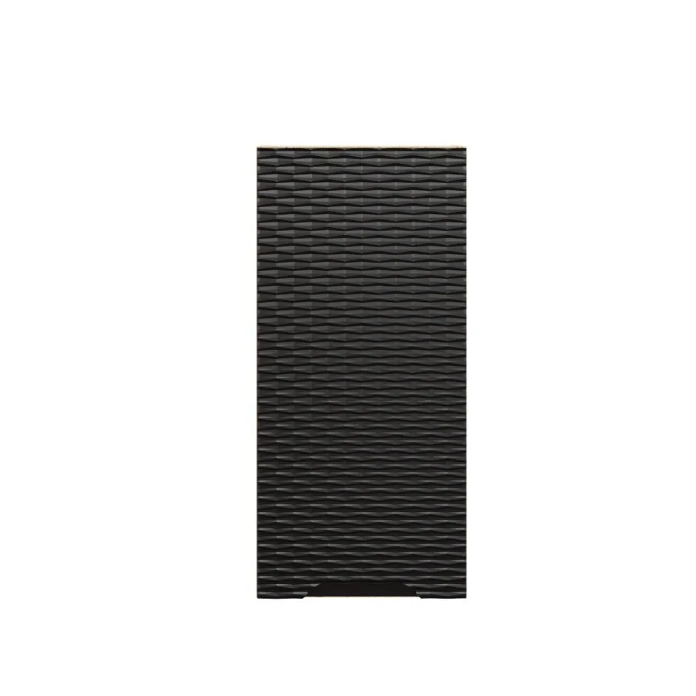 Szafka łazienkowa OCEAN BLACK 83-35-1D 35cm dąb olejowany/czarna górna I sklep meblowy MIRAT. styl GLAMOUR kolekcja OCEAN