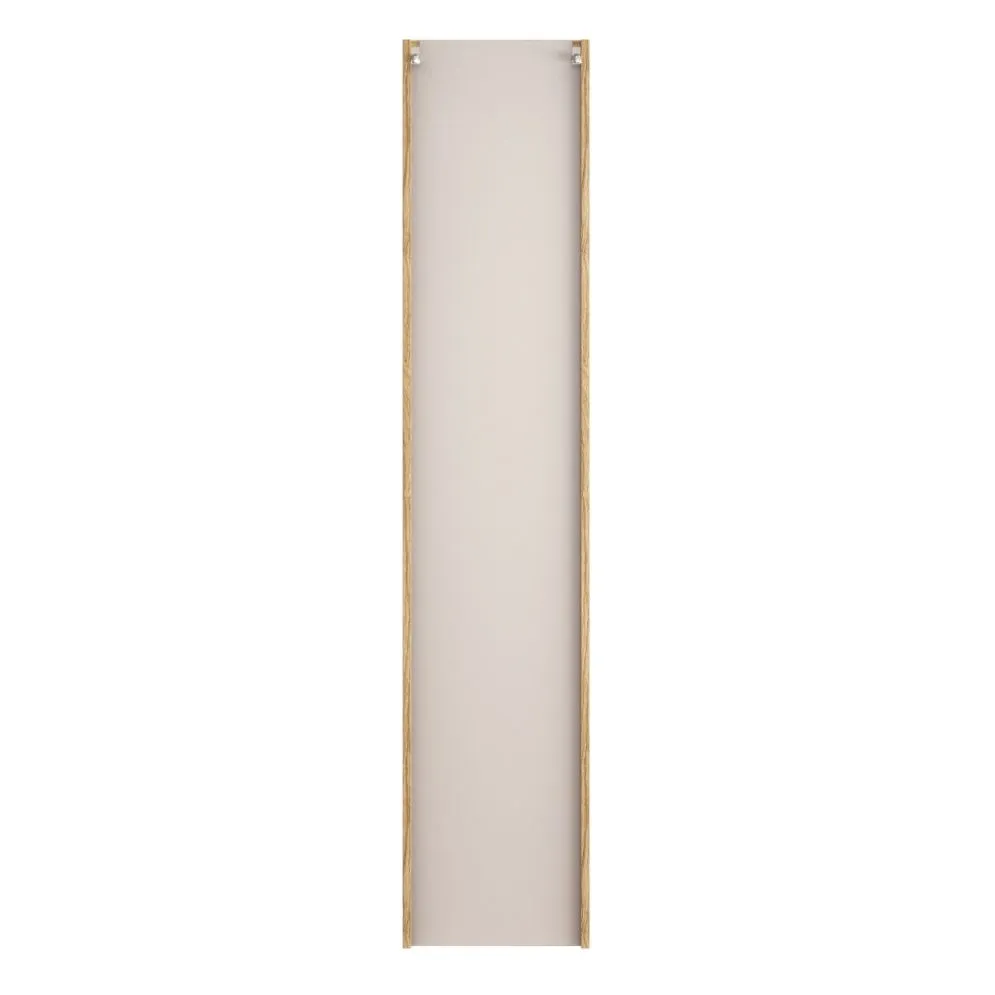 Szafka łazienkowa OCEAN BEIGE 80-01-1D 35cm dąb olejowany/beżowa wiszący słupek I sklep meblowy MIRAT. styl GLAMOUR