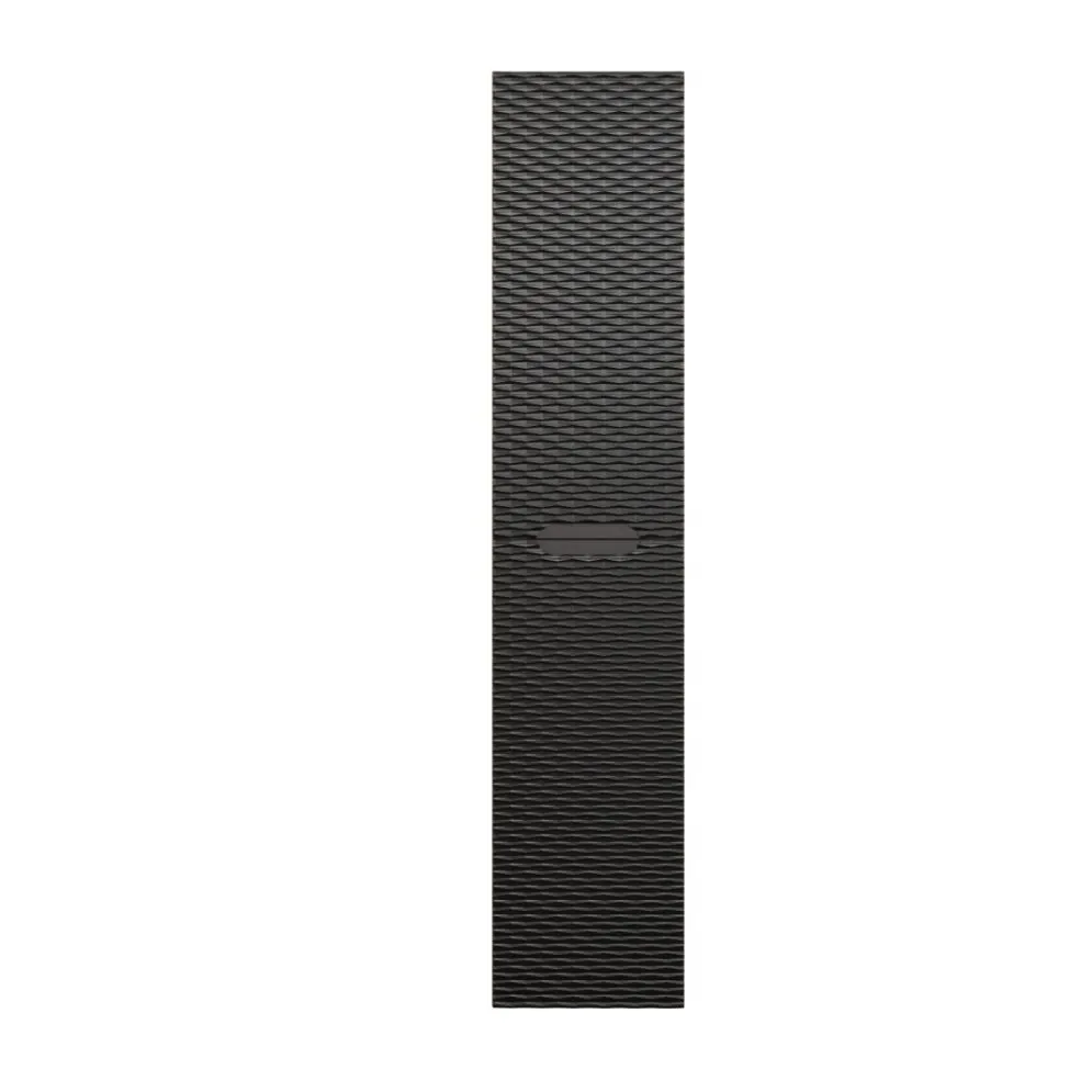 Szafka łazienkowa OCEAN BLACK 80-01-2D 35cm dąb olejowany/czarna słupek dwudrzwiowy I sklep meblowy MIRAT. styl GLAMOUR