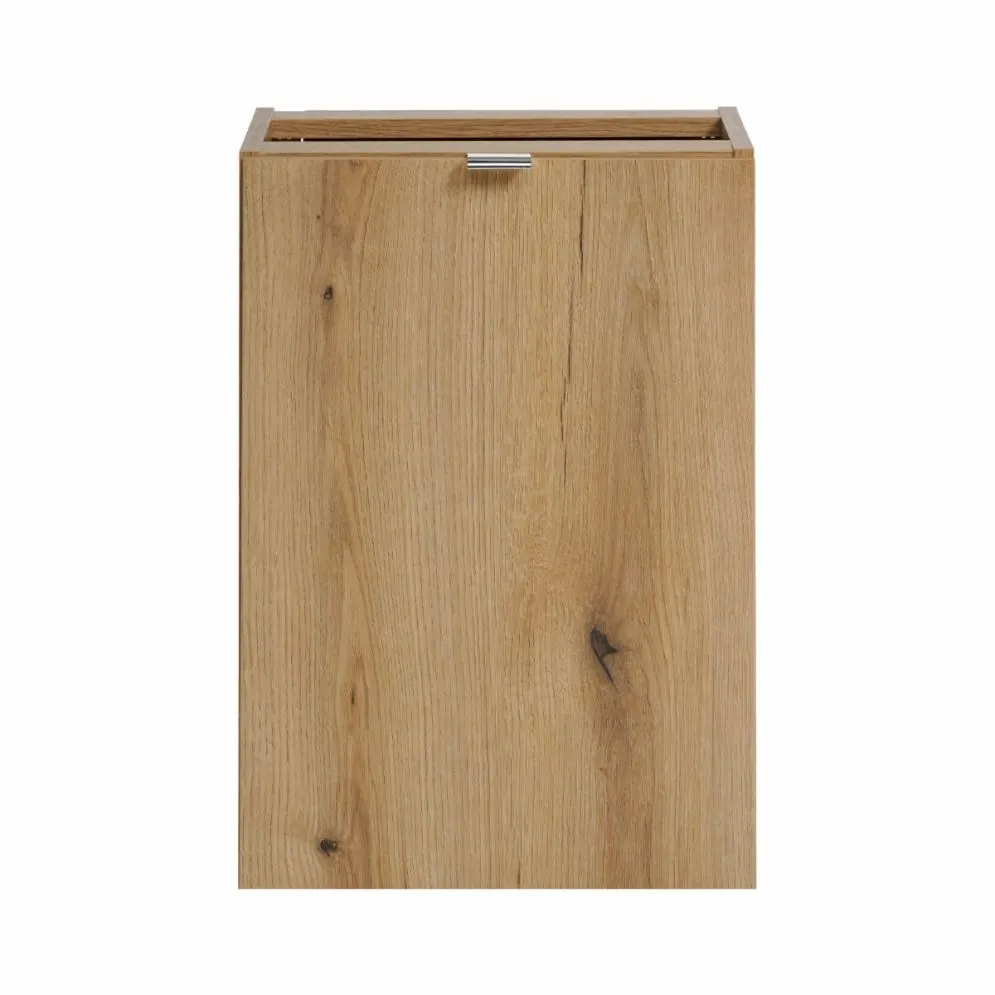 Szafka łazienkowa NOVA OAK 81-40-1D 40cm dąb coast evoke z koszem I sklep meblowy MIRAT. styl SKANDYNAWSKI kolekcja NOVA