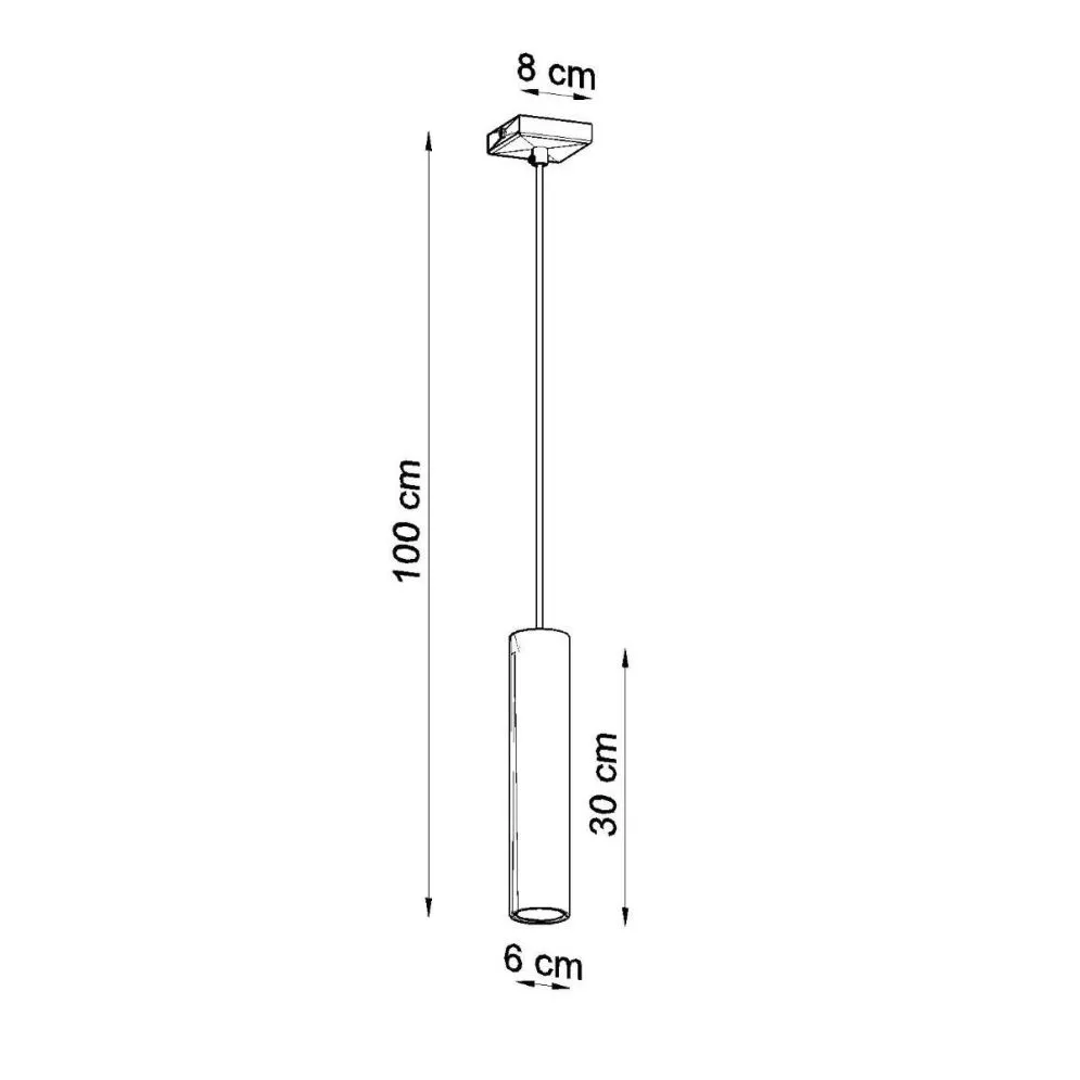Lampa wisząca LAGOS 1 czarny | sklep MIRAT kolekcja lagos