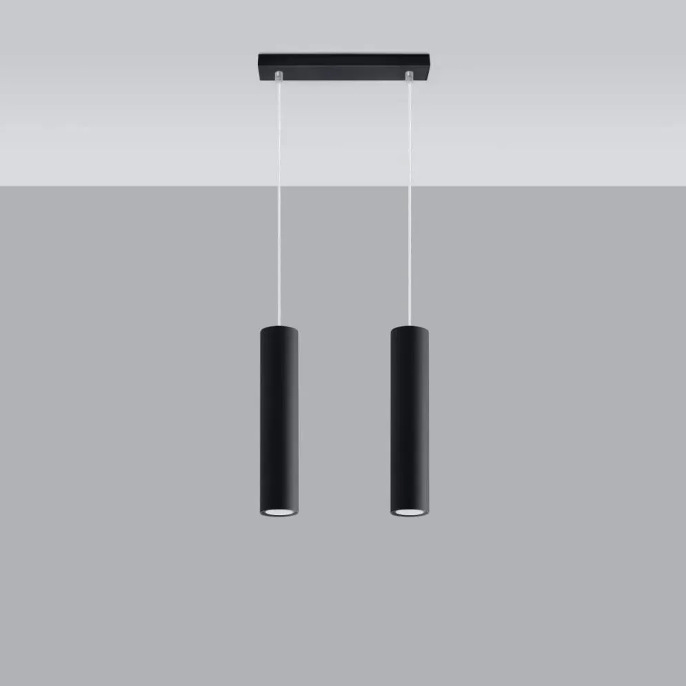 Lampa wisząca LAGOS 2 czarny | sklep MIRAT kolekcja lagos
