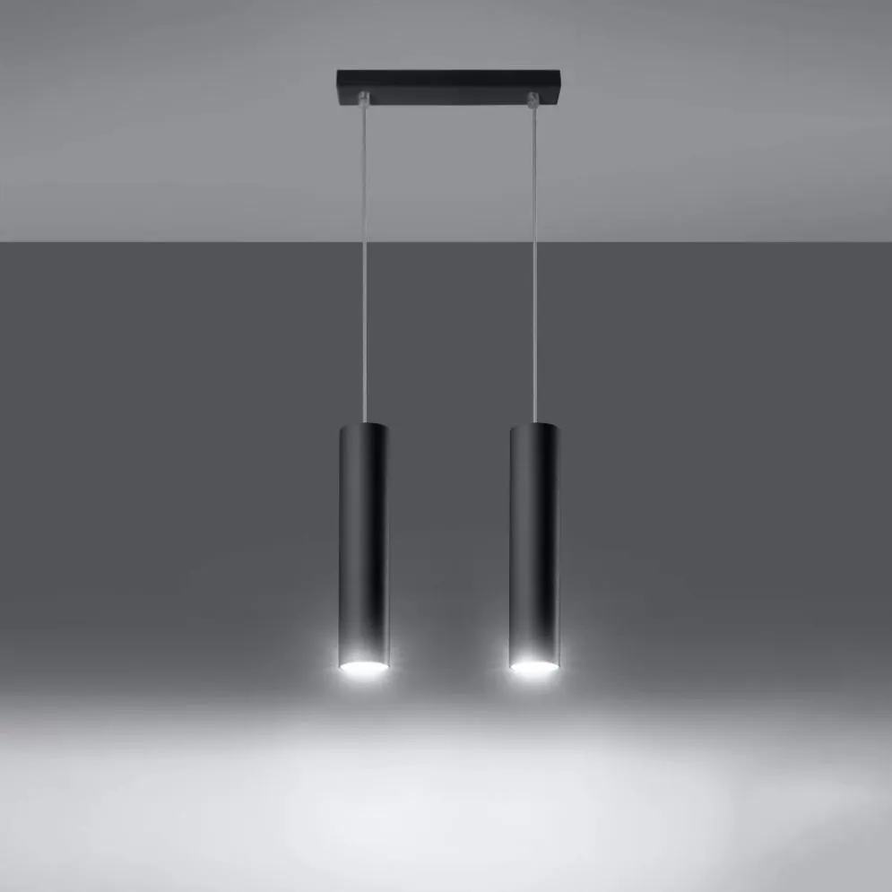 Lampa wisząca LAGOS 2 czarny | sklep MIRAT kolekcja lagos
