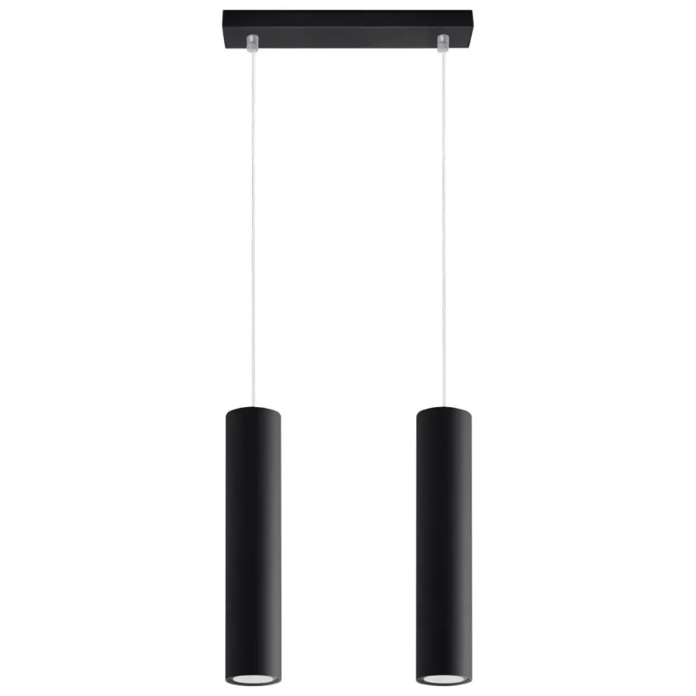Lampa wisząca LAGOS 2 czarny | sklep MIRAT kolekcja lagos