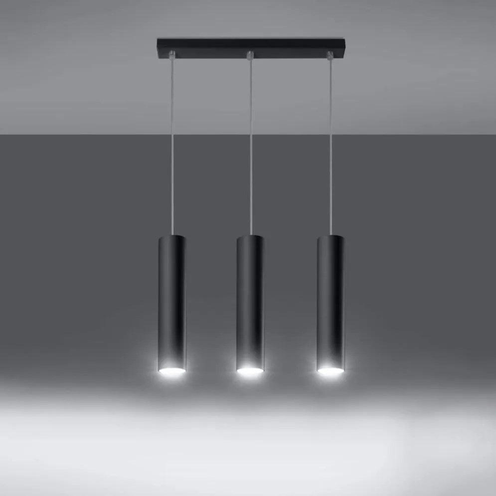Lampa wisząca LAGOS 3L czarny | sklep MIRAT kolekcja lagos