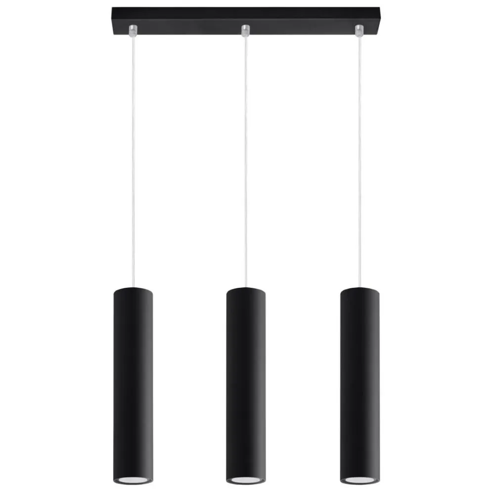 Lampa wisząca LAGOS 3L czarny | sklep MIRAT kolekcja lagos