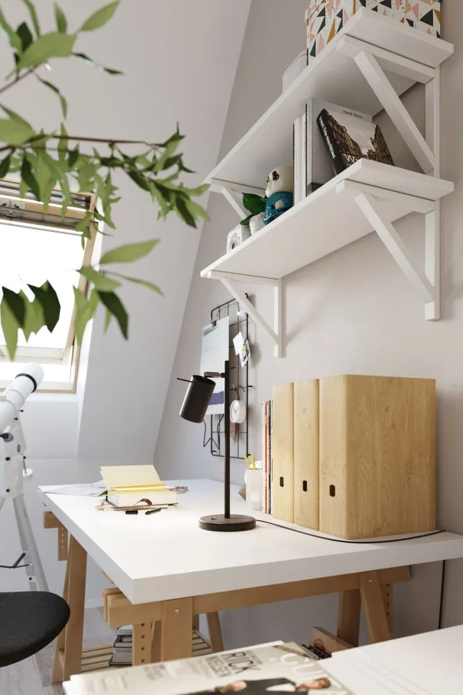 Lampa biurkowa RING czarna | sklep MIRAT kolekcja ring