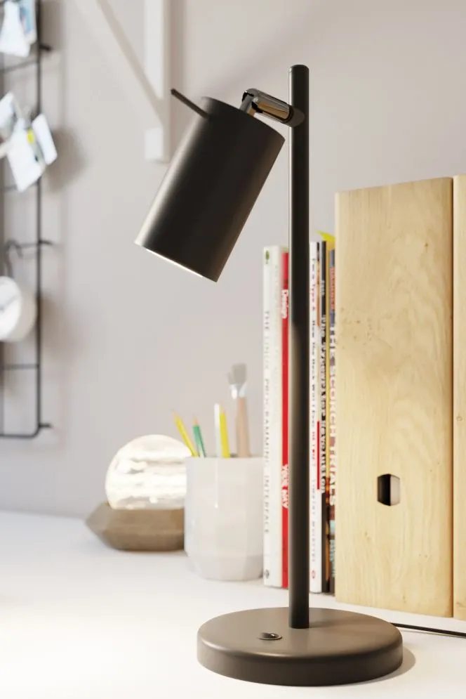 Lampa biurkowa RING czarna | sklep MIRAT kolekcja ring