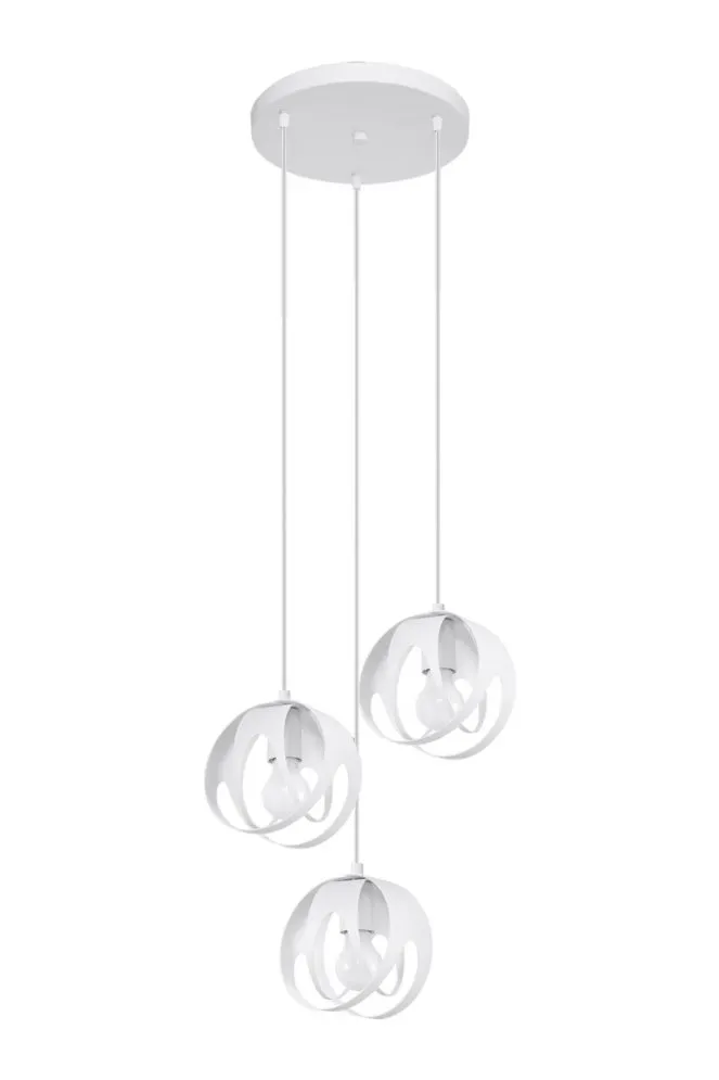 Lampa wisząca TULOS 3P biała | sklep MIRAT kolekcja tulos