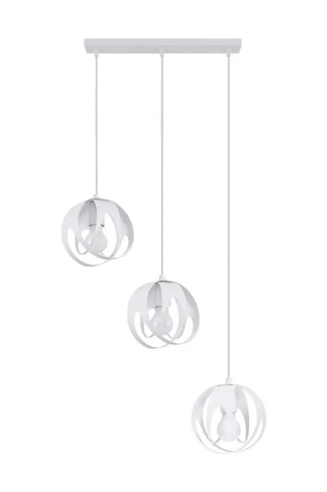 Lampa wisząca TULOS 3L biała | sklep MIRAT  kolekcja tulos