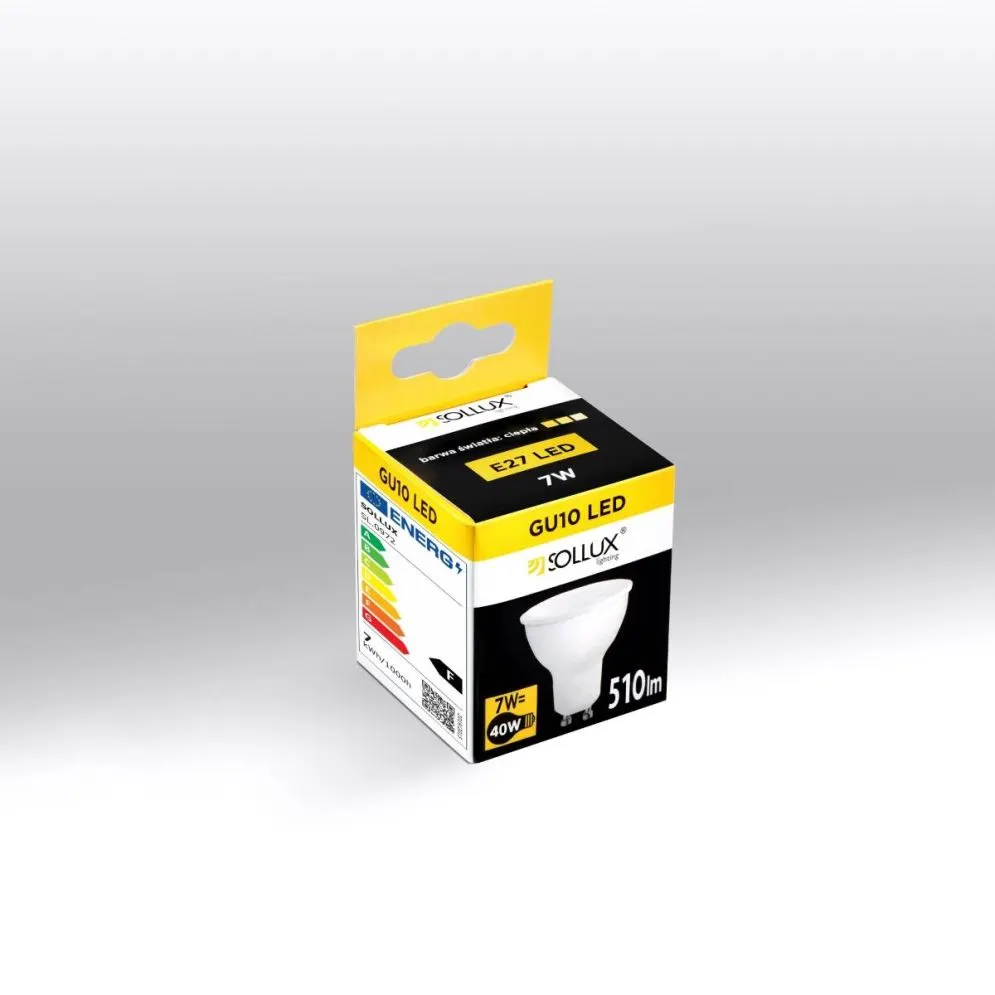 Żarówka LED GU10 3000K 7W 510lm | sklep MIRAT