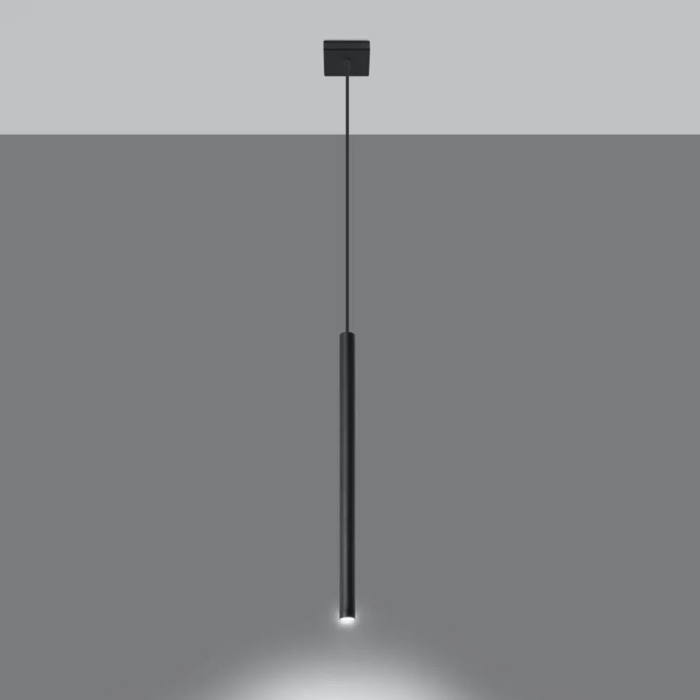 Lampa wisząca PASTELO 1 czarna | sklep MIRAT kolekcja pastelo