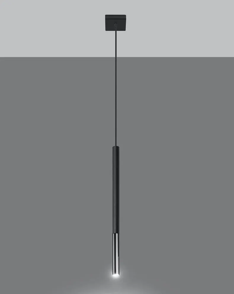Lampa wisząca MOZAICA 1 czarny/chrom | sklep MIRAT kolekcja mozaica