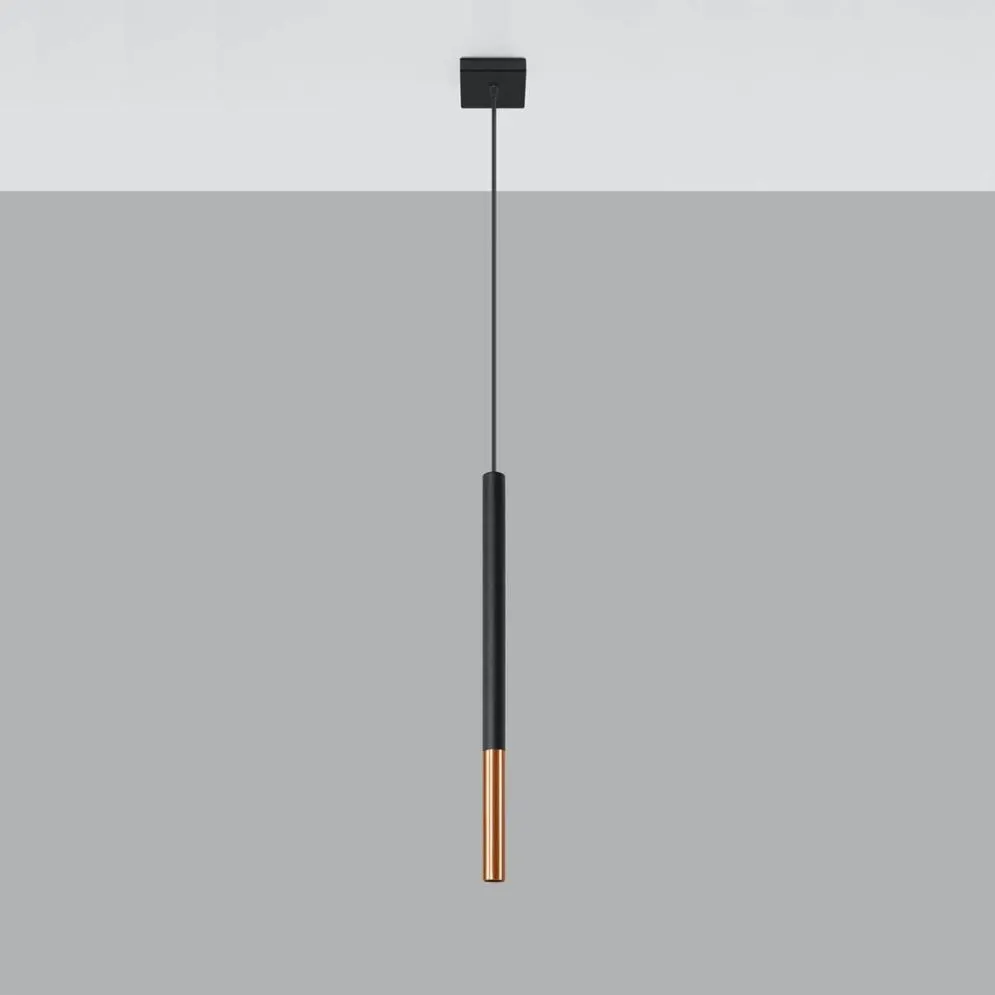 Lampa wisząca MOZAICA 1 czarny/miedź | sklep MIRAT kolekcja mozaica