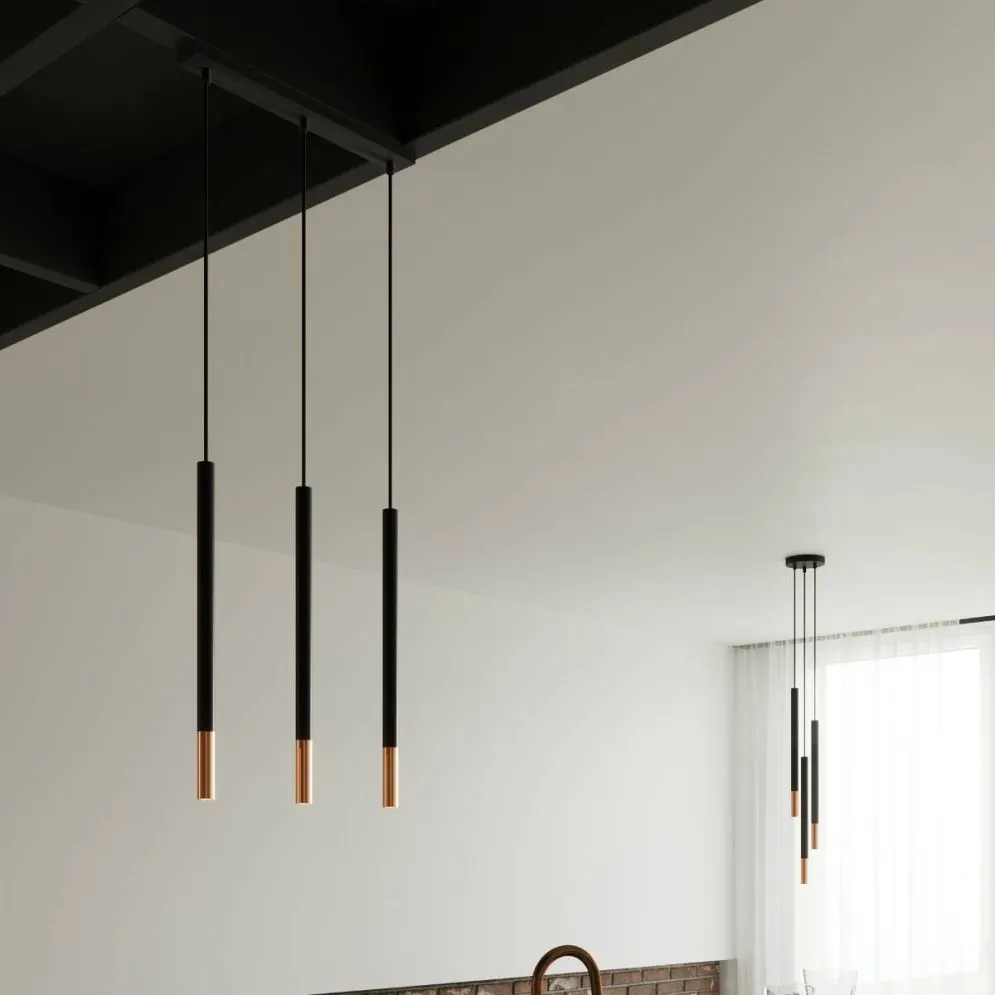 Lampa wisząca MOZAICA 1 czarny/miedź | sklep MIRAT kolekcja mozaica