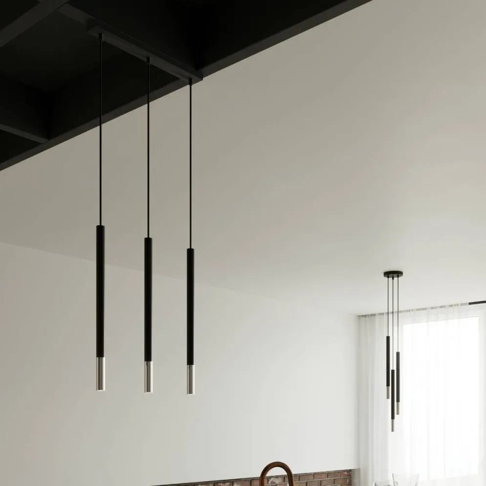 Lampa wisząca MOZAICA 3P czarny/chrom | sklep MIRAT kolekcja mozaica