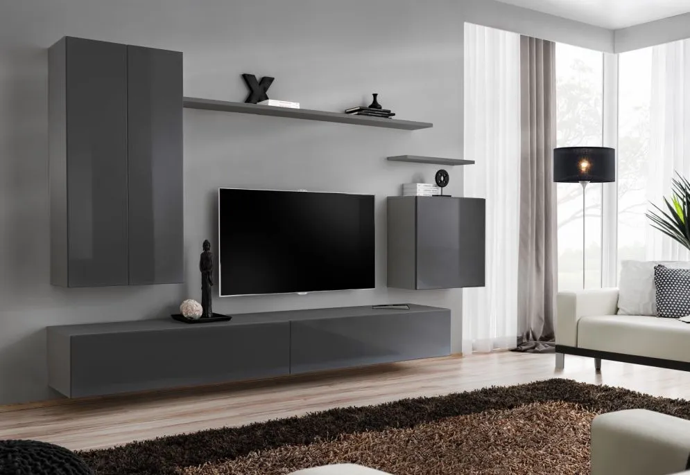 Meblościanka SWITCH II w stylu nowoczesnym do salonu | MIRAT. kolekcja SWITCH